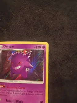 Pokemon TCG Gengar 38/111 Sm-Crimson Invasion Holo Rare Stage 2 - Image 3