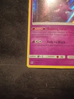 Pokemon TCG Gengar 38/111 Sm-Crimson Invasion Holo Rare Stage 2 - Image 5