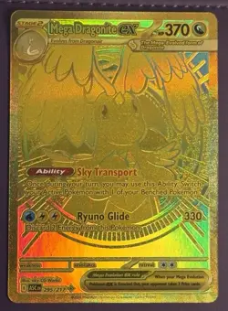 Pokemon TCG Ascended Heroes Mega Dragonite ex Mega Hyper Rare 295/217 GOLD MINT - Image 1