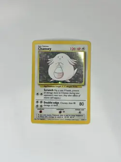 Pokemon TCG Chansey Base Set 2 - 3/130 Unlimited Holo Rare Vintage WOTC LP - Image 1
