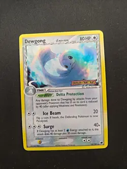Dewgong Delta Species 15/101 Dragon Frontiers Reverse Holo Pokemon Card MP - Image 1