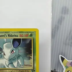 Pokemon TCG Giovanni's Nidorina Card 44/132 Gym Challenge - Image 3