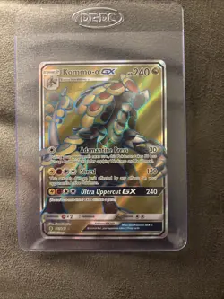 Pokemon Kommo-o GX 141/145 Full Art Guardians Rising Pokemon Card NM Near Mint - Image 1