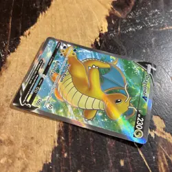 Dragonite V (Full Art) 076/078 Pokemon GO Holo - Image 4