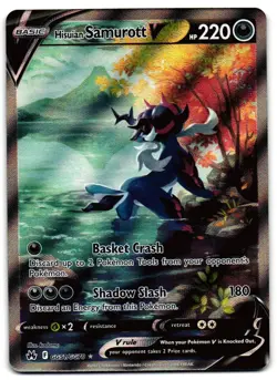 Hisuian Samurott V GG51/GG70 - Crown Zenith Galarian Gallery Pokemon TCG - M/LP - Image 1