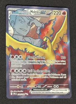 Team Rocket's Moltres ex 208/182 Sv10: Destined Rivals POKEMON - Image 1