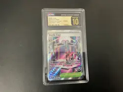 2025 Pokemon Phantasmal Flames #116 Battle Cage Ultra Rare Holo CGC PRISTINE - Image 1