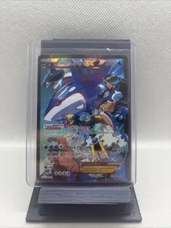 2015 Pokemon XY Double Crisis #6 Team Aqua’s Kyogre EX Full Art Ultra Rare - Image 1