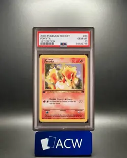 Ponyta - 2000 Team Rocket 🔥 1st Edition PSA 10 🔥 GEM Vintage Pokemon B1 - Image 1