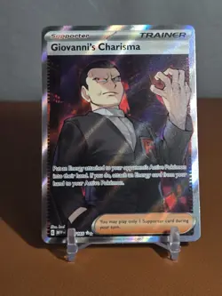 Giovanni's Charisma SR 197/165 Ultra Rare Pokemon Scarlet & Violet 151 - Image 1