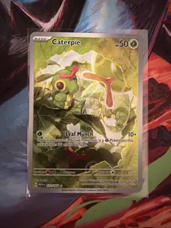 Pokemon TCG Caterpie 172/165 Illustration Rare Scarlet & Violet 151 English - Image 1