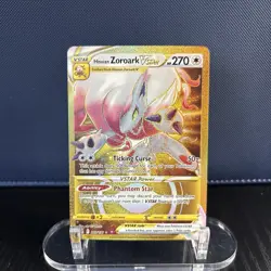 Hisuian Zoroark VSTAR 213/196 Secret Rare Lost Origin Pokemon TCG - Image 1