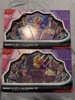 Pokemon Mimikyu EX & Alcremie EX Premium Collection Box - Factory Sealed - Image 1
