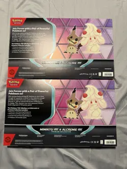 Pokemon Mimikyu EX & Alcremie EX Premium Collection Box - Factory Sealed - Image 2