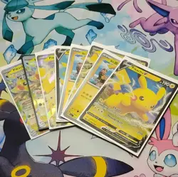 Pokemon TCG Pikachu Mix Set Lot of 8 NM English & Japanese ~US Seller~ Cute - Image 5