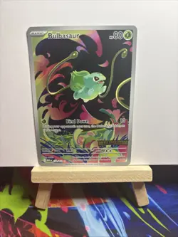 Pokemon Mega Evolution Enhanced Box Topper Stamped Promo Bulbasaur 133 - Image 1