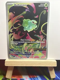 Pokemon Mega Evolution Enhanced Box Topper Stamped Promo Bulbasaur 133 - Image 2