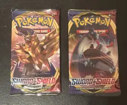Pokemon TCG Sword & Shield Base Set New Sealed and Unweighed Lot Of 2 - Image 1