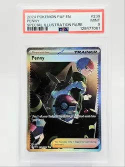 PENNY 2024 POKEMON PALDEAN FATES SPECIAL ILLUSTRATION RARE 239/091 PSA 9 Q0004 - Image 1