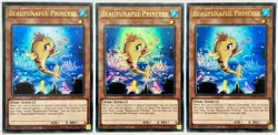 3 x MAMA-EN052 Beautunaful Princess - Ultra Rare 1st Edition Near Mint YuGiOh - Image 1