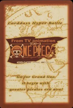 One Piece Carddass Hyper Battle C01 Monkey D Luffy First Stage Holo From JP - Image 2