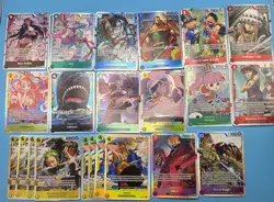 One Piece CCG Mixed Set SR Lot Of 23 All NM - Image 1