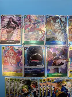 One Piece CCG Mixed Set SR Lot Of 23 All NM - Image 2