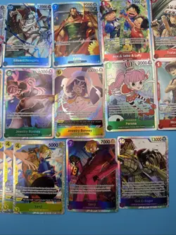One Piece CCG Mixed Set SR Lot Of 23 All NM - Image 4