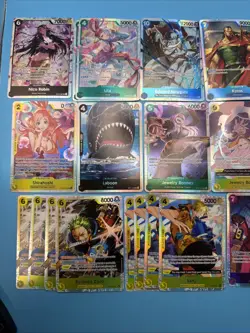 One Piece CCG Mixed Set SR Lot Of 23 All NM - Image 5