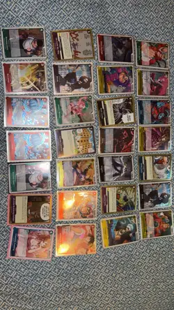 One Piece TCG x200 Cards BULK LOT 200 Holographic Rares NM ENGLISH - Image 5