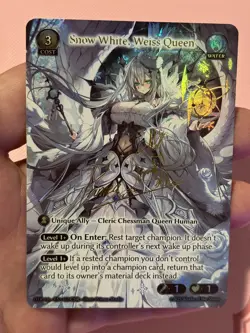 Grand Archive Snow White, Weiss Queen (CSR) Foil NM (DTR1E) - Image 1