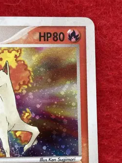 pokemon card Rapidash 2004 No.023/082 HOLO Japanese - Image 4