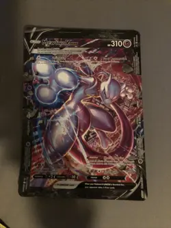 Pokemon Mewtwo V-Union Black Star Promo Jumbo Card. SWSH 161. Awesome Card. - Image 2