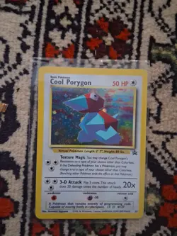 Pokemon TCG Cool Porygon 50 HP Wotc Promo Card 15/53 Holo - Image 1