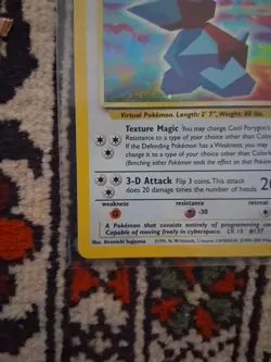 Pokemon TCG Cool Porygon 50 HP Wotc Promo Card 15/53 Holo - Image 4