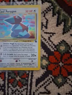 Pokemon TCG Cool Porygon 50 HP Wotc Promo Card 15/53 Holo - Image 5