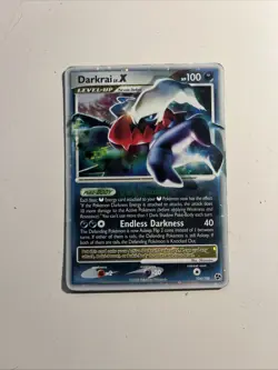 Darkrai LV.X 104/106 Ultra Rare Great Encounters Pokemon Card MP - Image 1