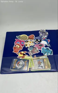 Pokemon Multicolor Double-Sided 3-Ring Binder Trading Cards Mixed Lot - Image 2