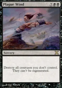1x Plague Wind Moderate Play MTG Magic - Kid Icarus - - Image 1