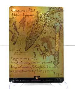 Conqueror's Flail Assassin's Creed Secret Lair NM Borderless Foil MTG - Image 1