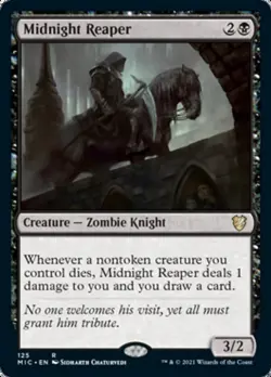 Midnight Reaper [Innistrad: Midnight Hunt Commander] Magic MTG - Image 1
