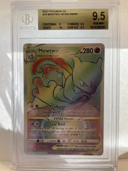Mewtwo VSTAR (Secret) 079/078 - Pokemon GO Holo (BGS 9.5) - Image 1