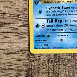 2000 Pokemon Gym Heroes 1st Edition Misty's Poliwag #87/132 - Image 5