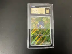 2025 Pokemon Phantasmal Flames #096/094 Nymble IR Holo CGC 10 PRISTINE - Image 1