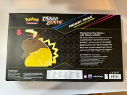 Pokemon Crown Zenith Pikachu VMax Premium Collection Pin Box - 7 packs! 820650851889 - Image 2