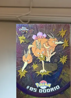 Pokemon Topps Chrome Series 2 Dodrio #85 LP - Image 4