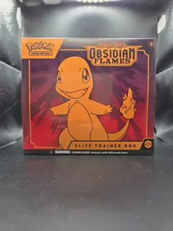 Pokemon TCG S&V Obsidian Flames ETB Sealed (Charmander promo) 9 packs - Image 2