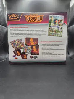 Pokemon TCG S&V Obsidian Flames ETB Sealed (Charmander promo) 9 packs - Image 3