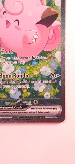 Pokemon TCG Journey Together Lillie's Clefairy EX Card 184/159 NM - Pristine - Image 4