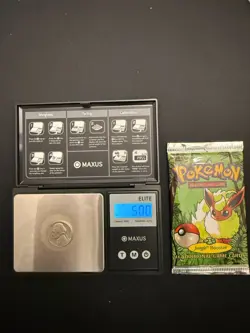 HEAVY 21.18 Grams Pokemon JUNGLE Booster Pack Factory Sealed - Image 3